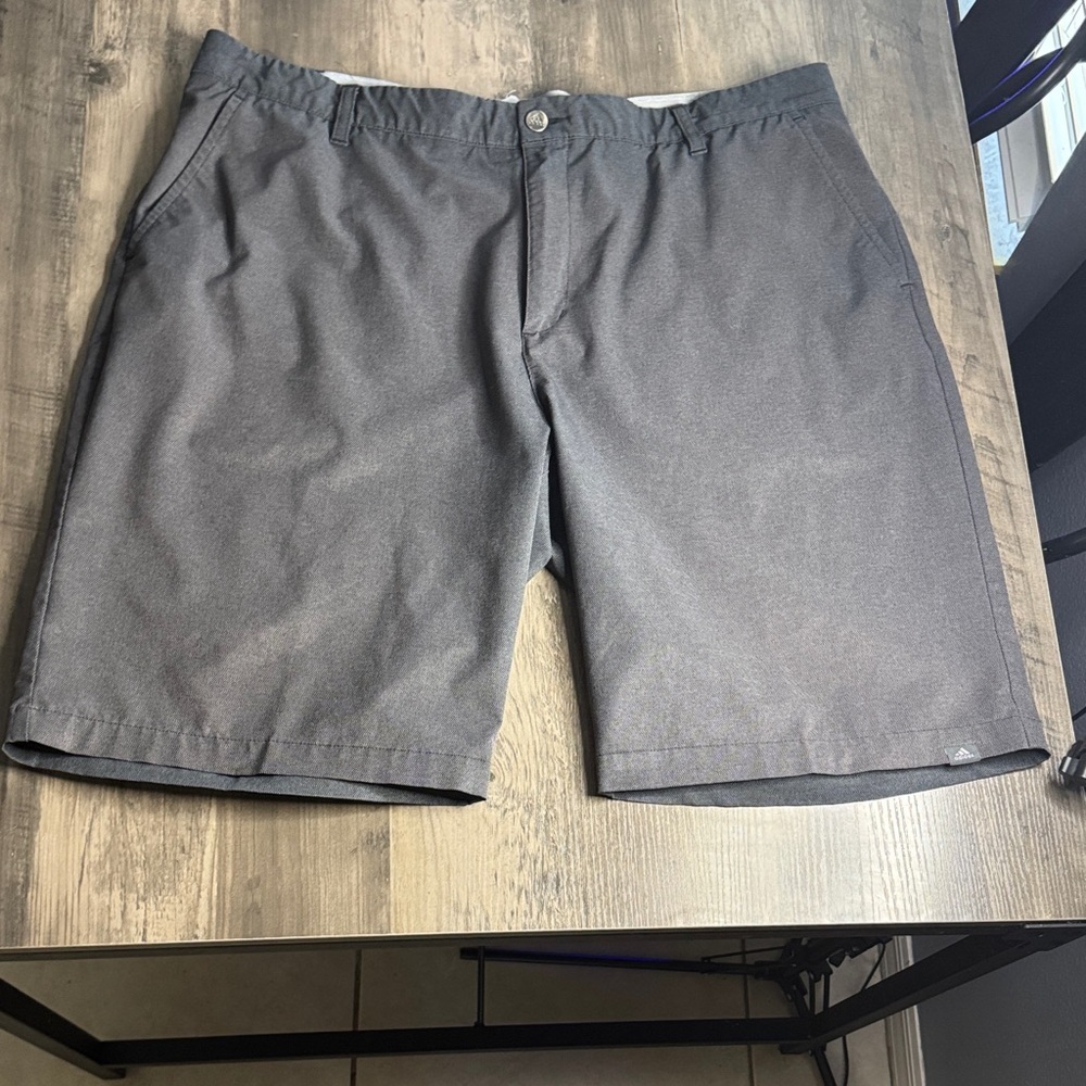 adidas Charcoal Flat Front Shorts